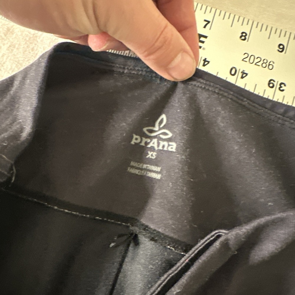prAna Leggings Womens XS Gray Colorblock Pants Active Yoga Gym Running Gorpcore - Picture 11 of 13